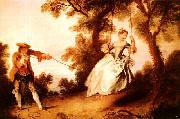 Nicolas Lancret Woman on a Swing oil painting on canvas